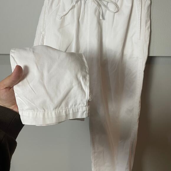 Xirena Draper Pants in White Oysterette SZ MEDIUM Cotton Pull-On Pants EUC - Picture 7 of 13